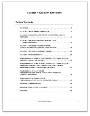 table of contents